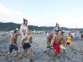 ビーチ 騎馬戦
